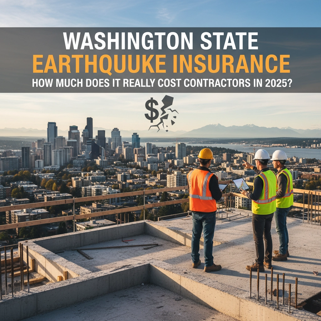 Washington State Earthquake Insurance: How Much Does It Really Cost Contractors in 2025?