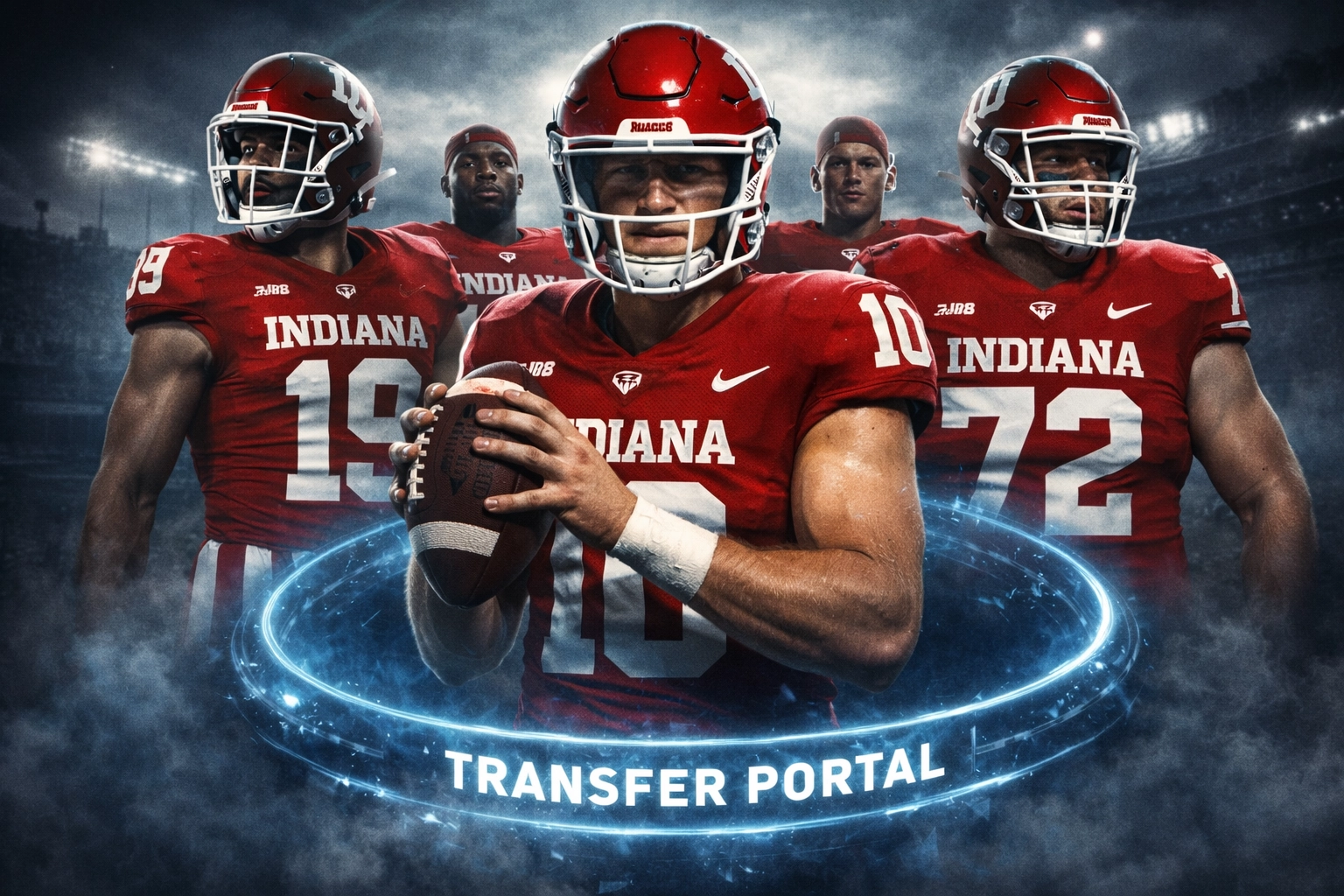 College football players from Indiana, TCU, Michigan State, Penn State and Wisconsin in transfer portal