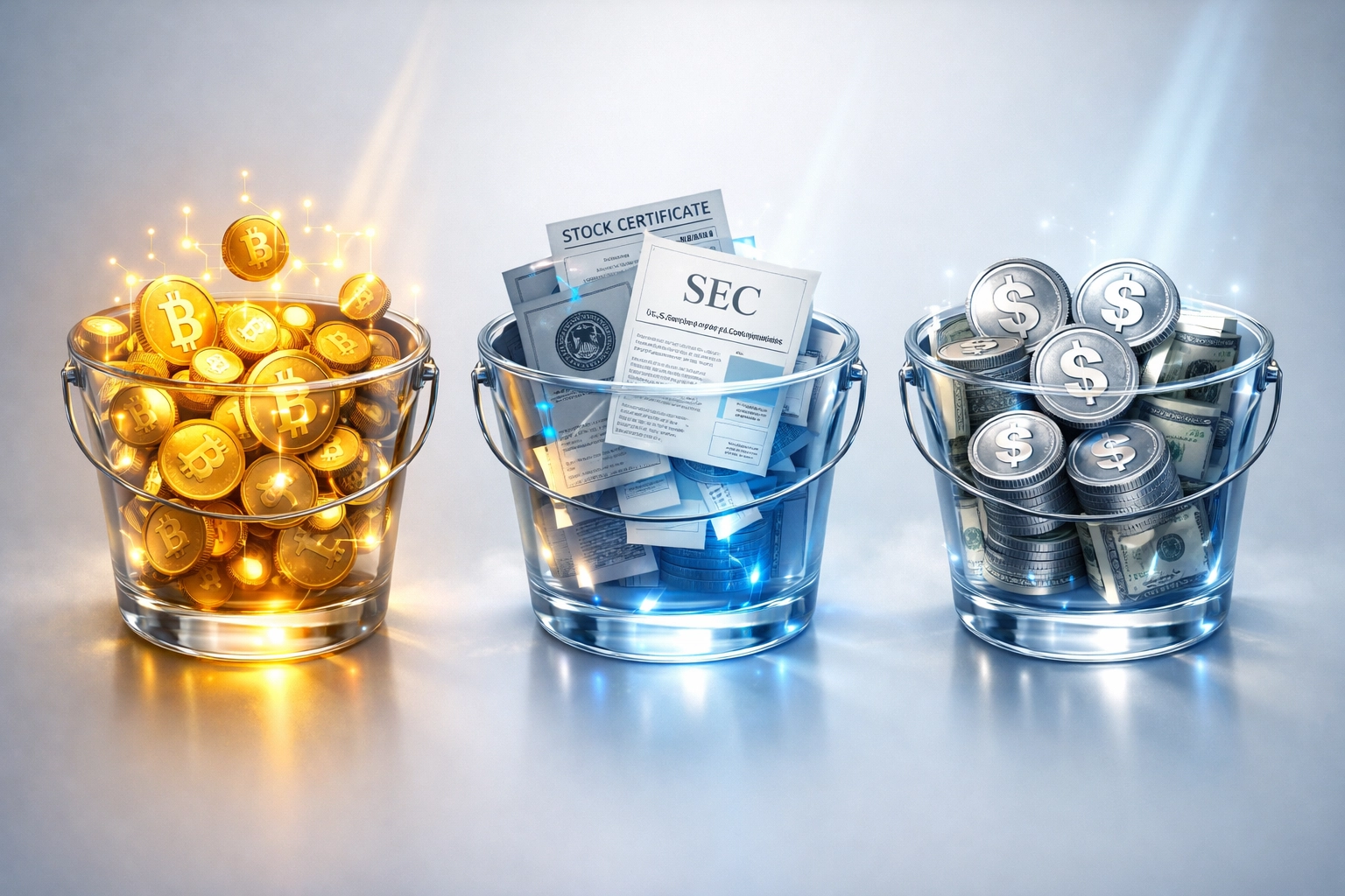 CLARITY Act three crypto categories: digital commodities, investment contracts, and payment stablecoins