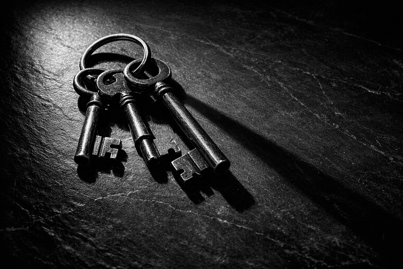 Brass keys symbolizing legal authority and Power of Attorney for Maryland residents.