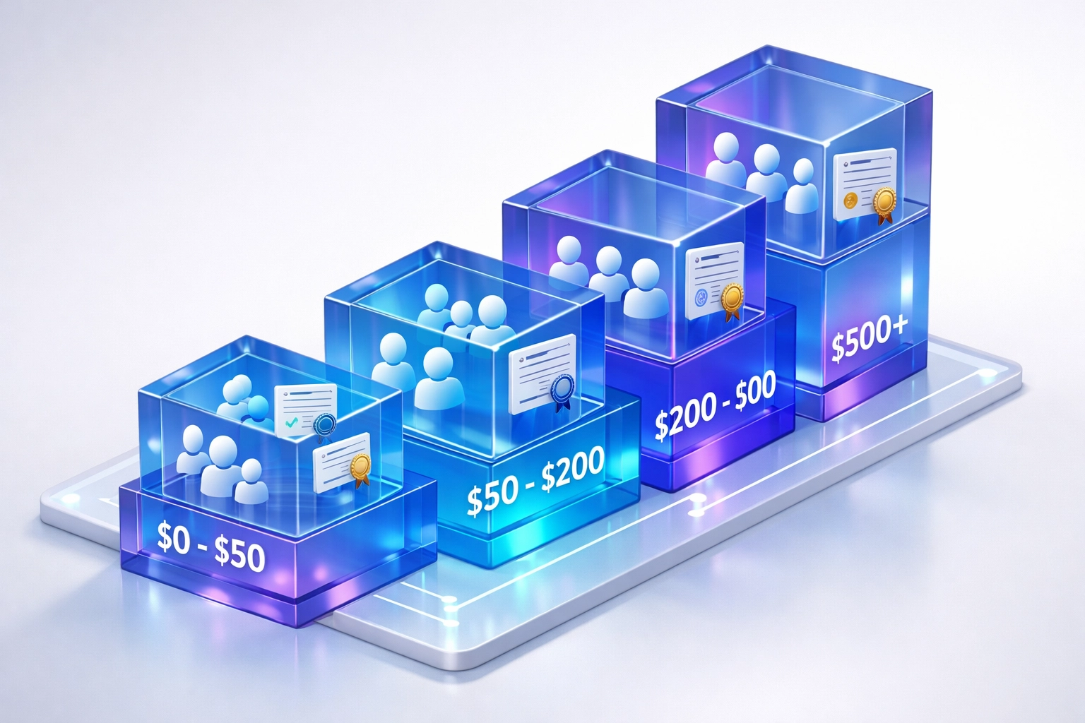 ServiceNow ITOM and ITAM modular pricing structure showing tiered licensing costs