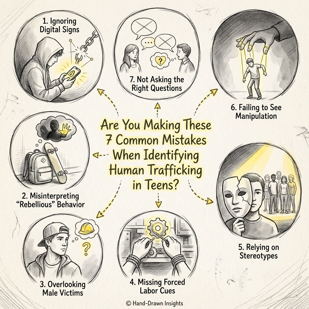 Are You Making These 7 Common Mistakes When Identifying Human Trafficking in Teens?