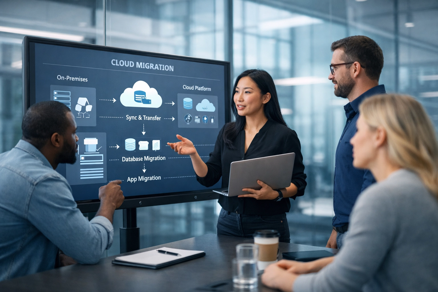 IT professionals planning cloud migration strategy and private cloud deployment