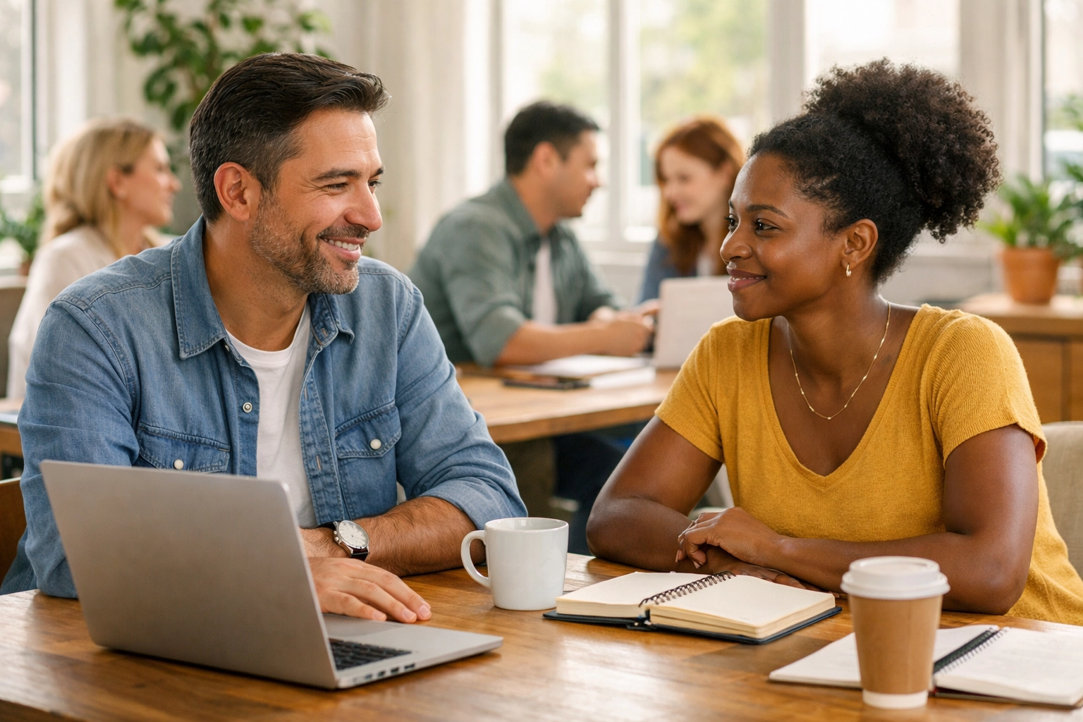 Diverse team collaboration showing authentic leadership connection and psychological safety at work