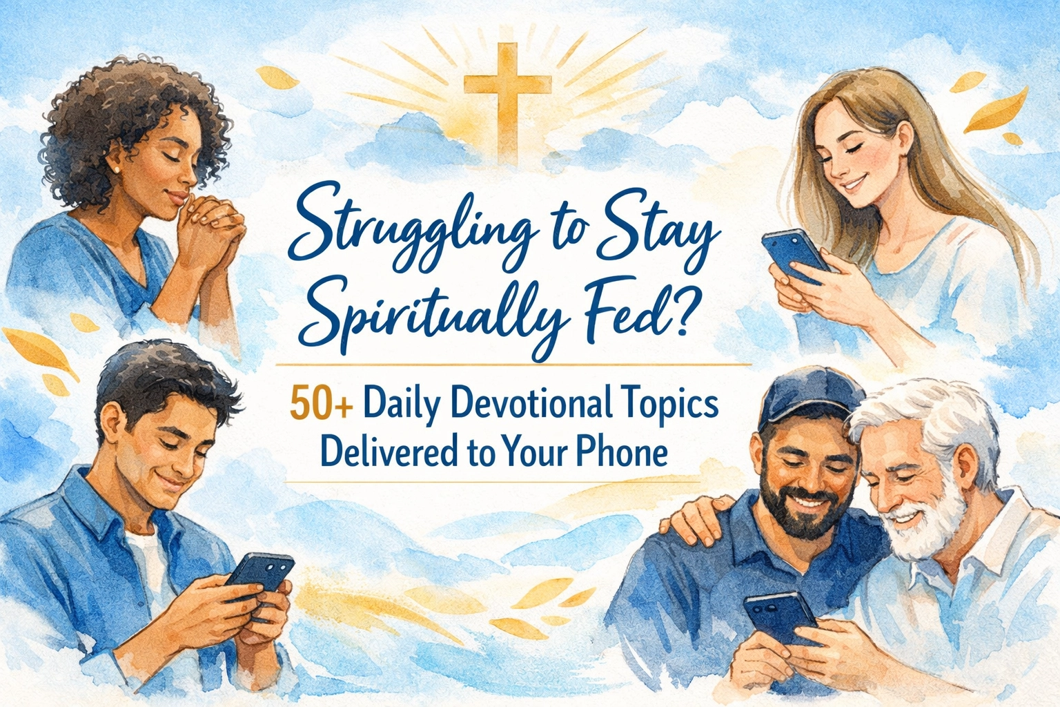 [HERO] Struggling to Stay Spiritually Fed? 50+ Daily Devotional Topics Delivered to Your Phone