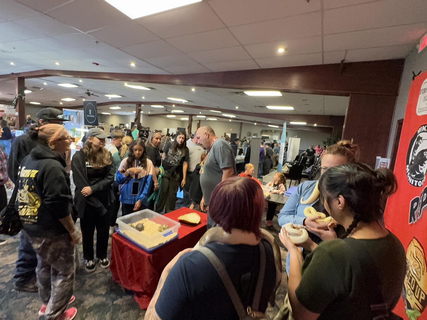 Repterience Staff Engaging Visitors