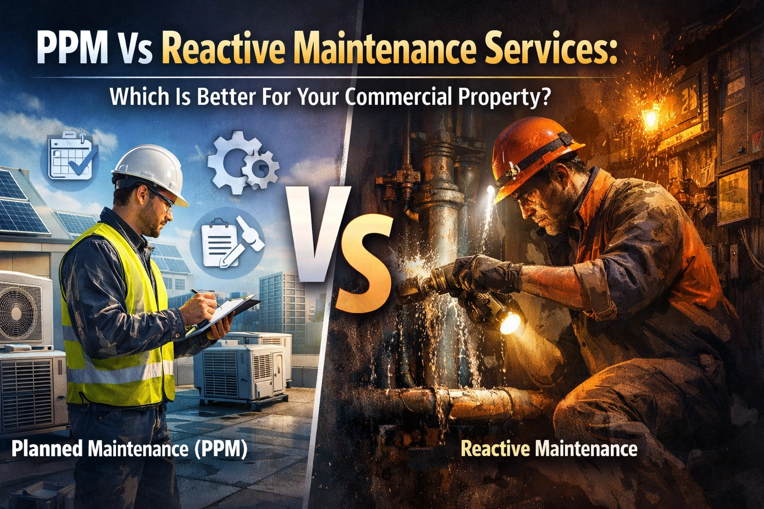 [HERO] PPM Vs Reactive Maintenance Services: Which Is Better For Your Commercial Property?