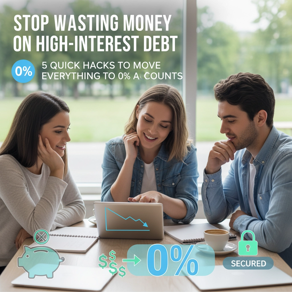 Stop Wasting Money on High-Interest Debt: 5 Quick Hacks to Move Everything to 0% Accounts