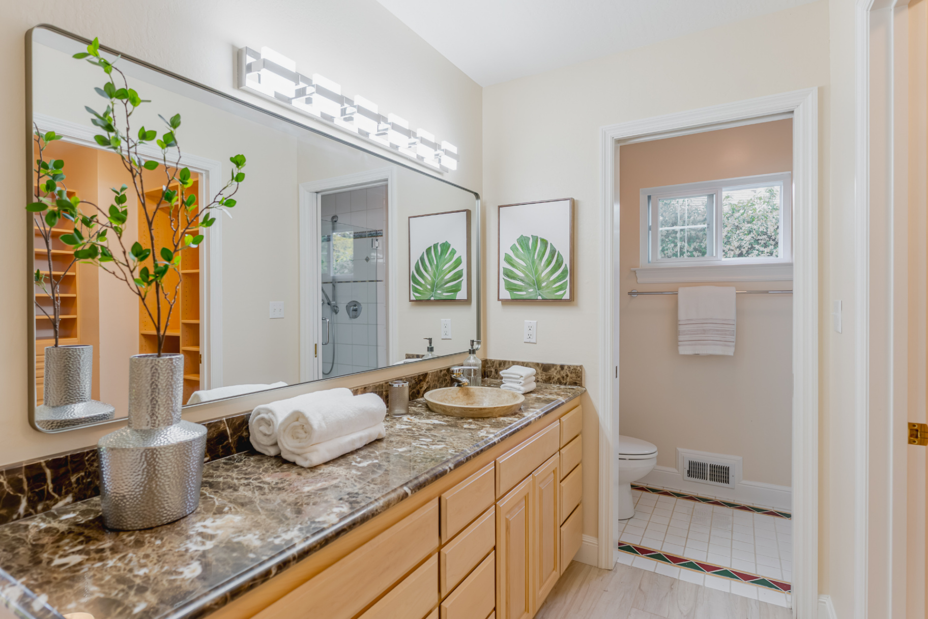 Bright, Updated Bathroom