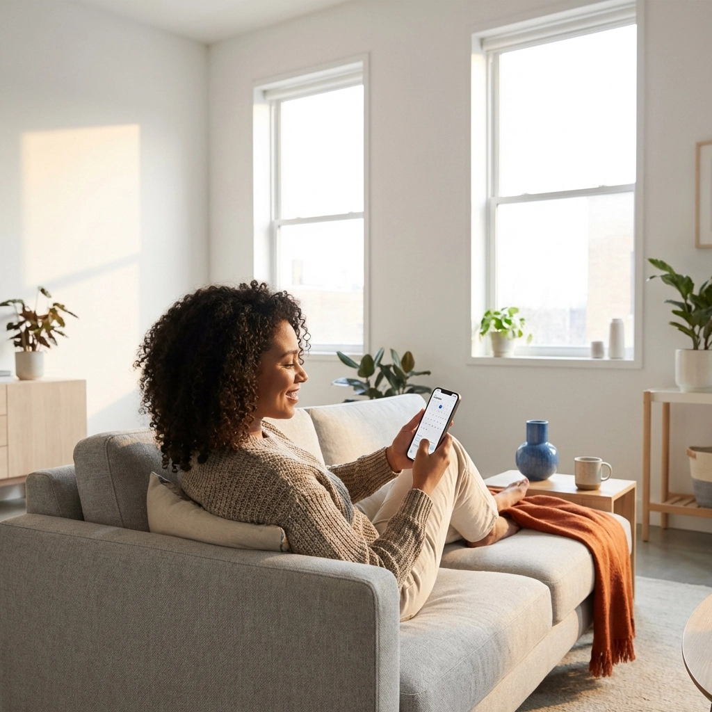 AI-powered booking interface