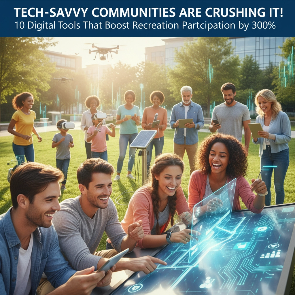 Tech-Savvy Communities Are Crushing It: 10 Digital Tools That Boost Recreation Participation by 300%