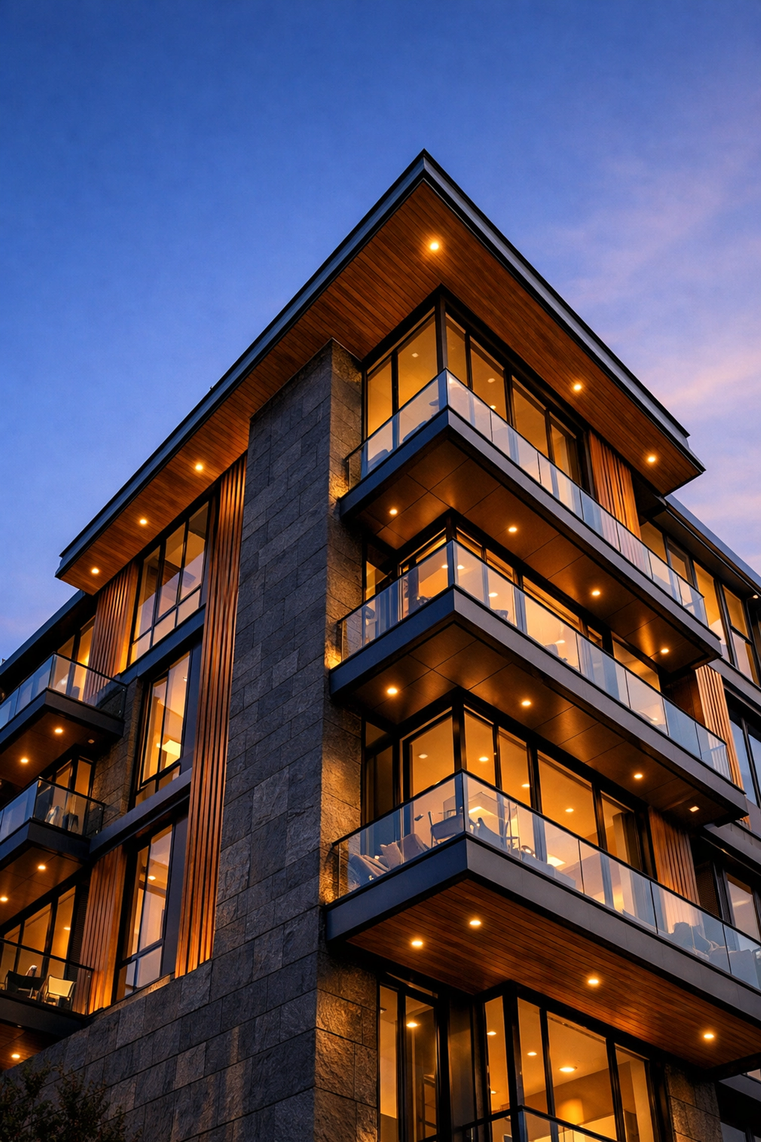 Completed luxury residential development showing high-quality construction project management results.