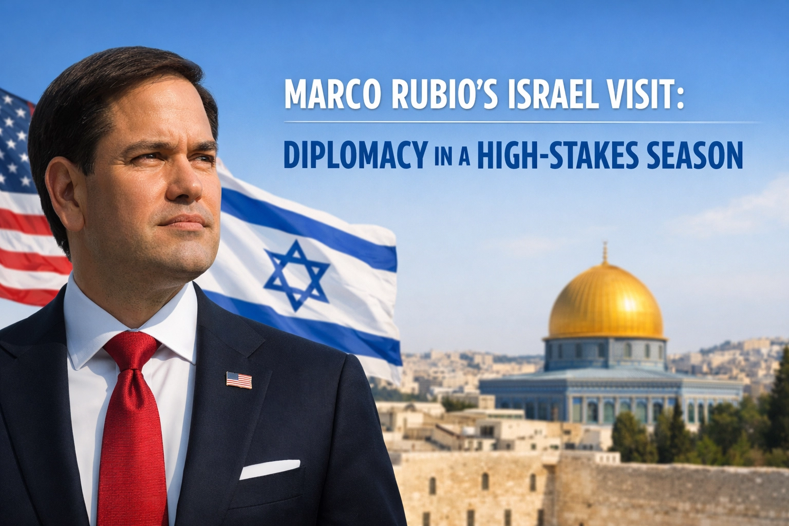 [HERO] Marco Rubio’s Israel Visit: Diplomacy in a High-Stakes Season