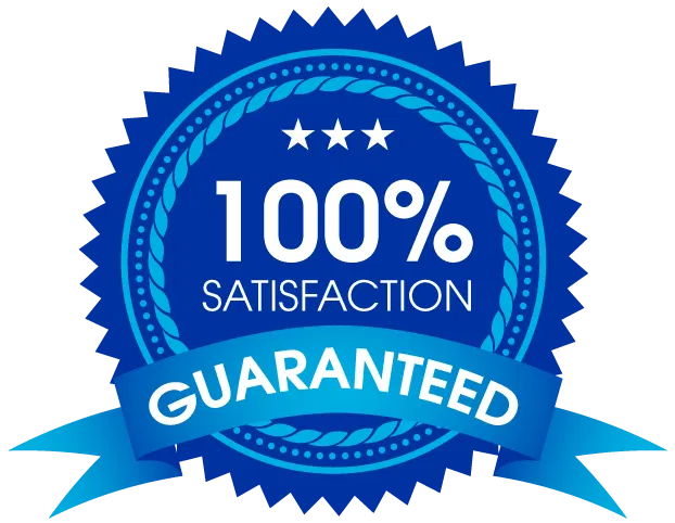 100% Satisfaction Guaranteed Badge