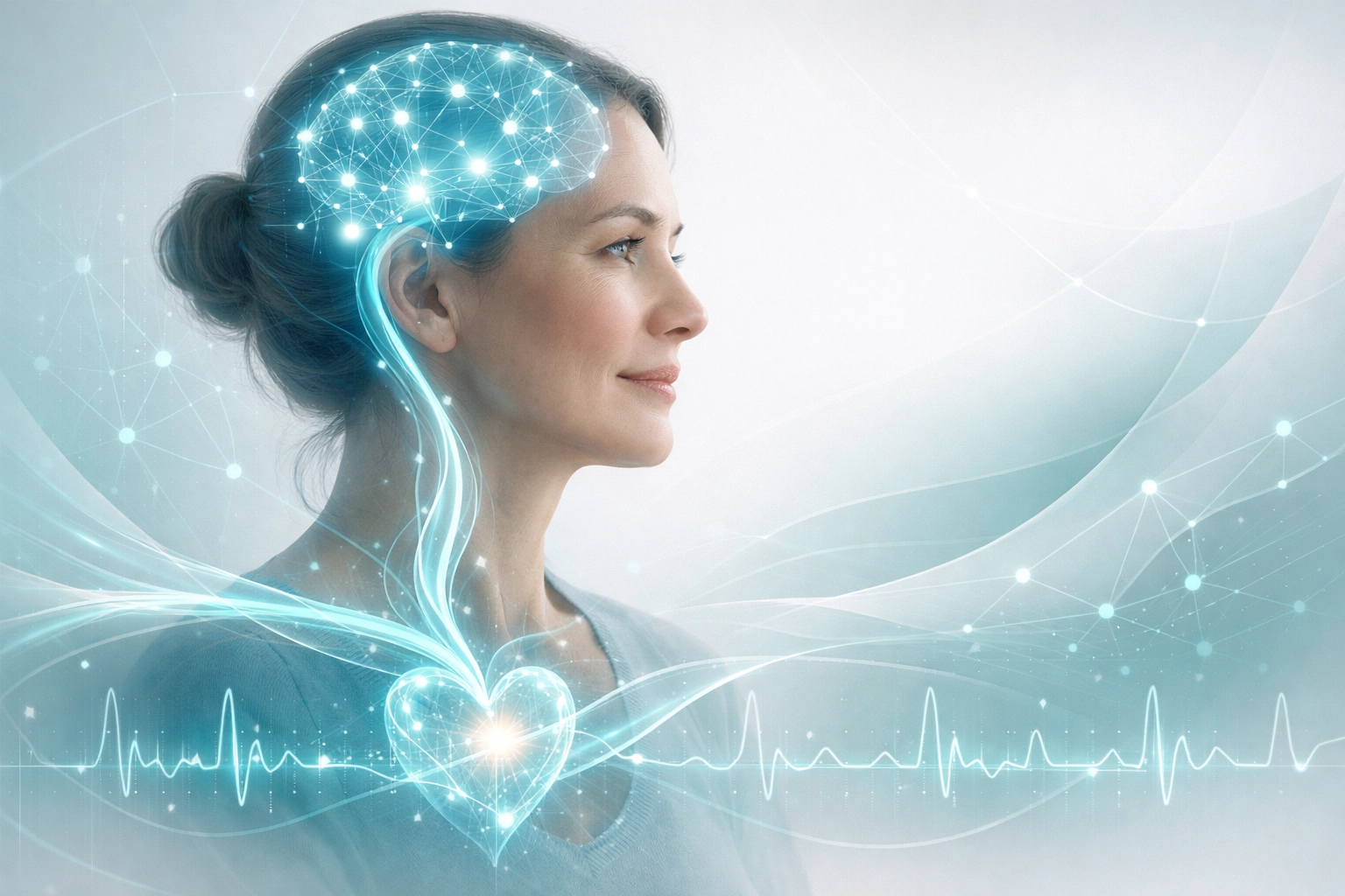 Supported savasana pose with props for nervous system regulation during perimenopause