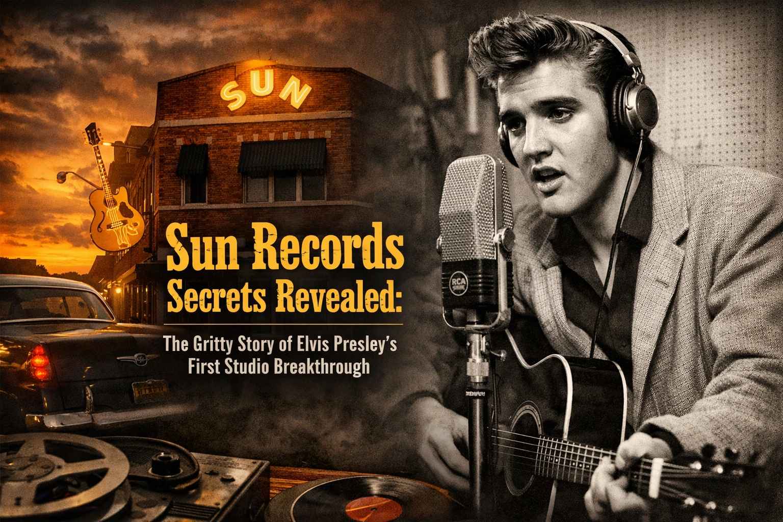 Sun Records Secrets Revealed: The Gritty Story of Elvis Presley’s First Studio Breakthrough