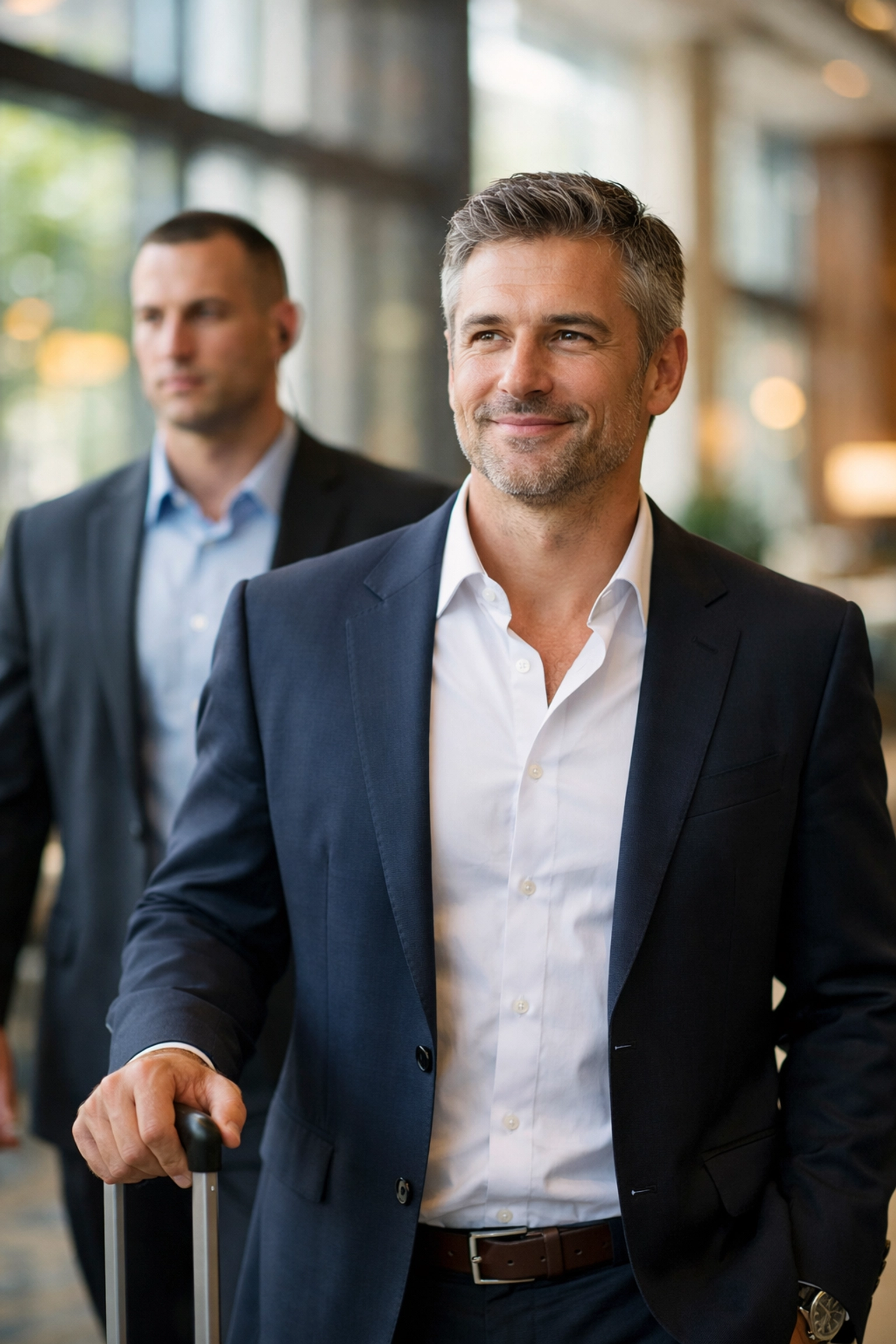 Discreet bodyguard protection for business traveler in Medellin hotel