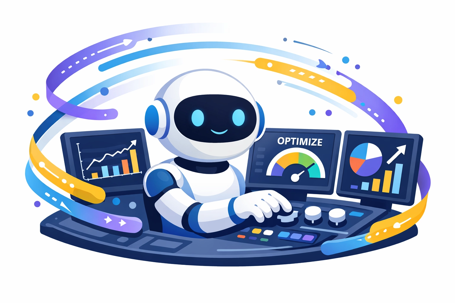 AI-powered campaign optimization automatically managing programmatic advertising performance for small businesses