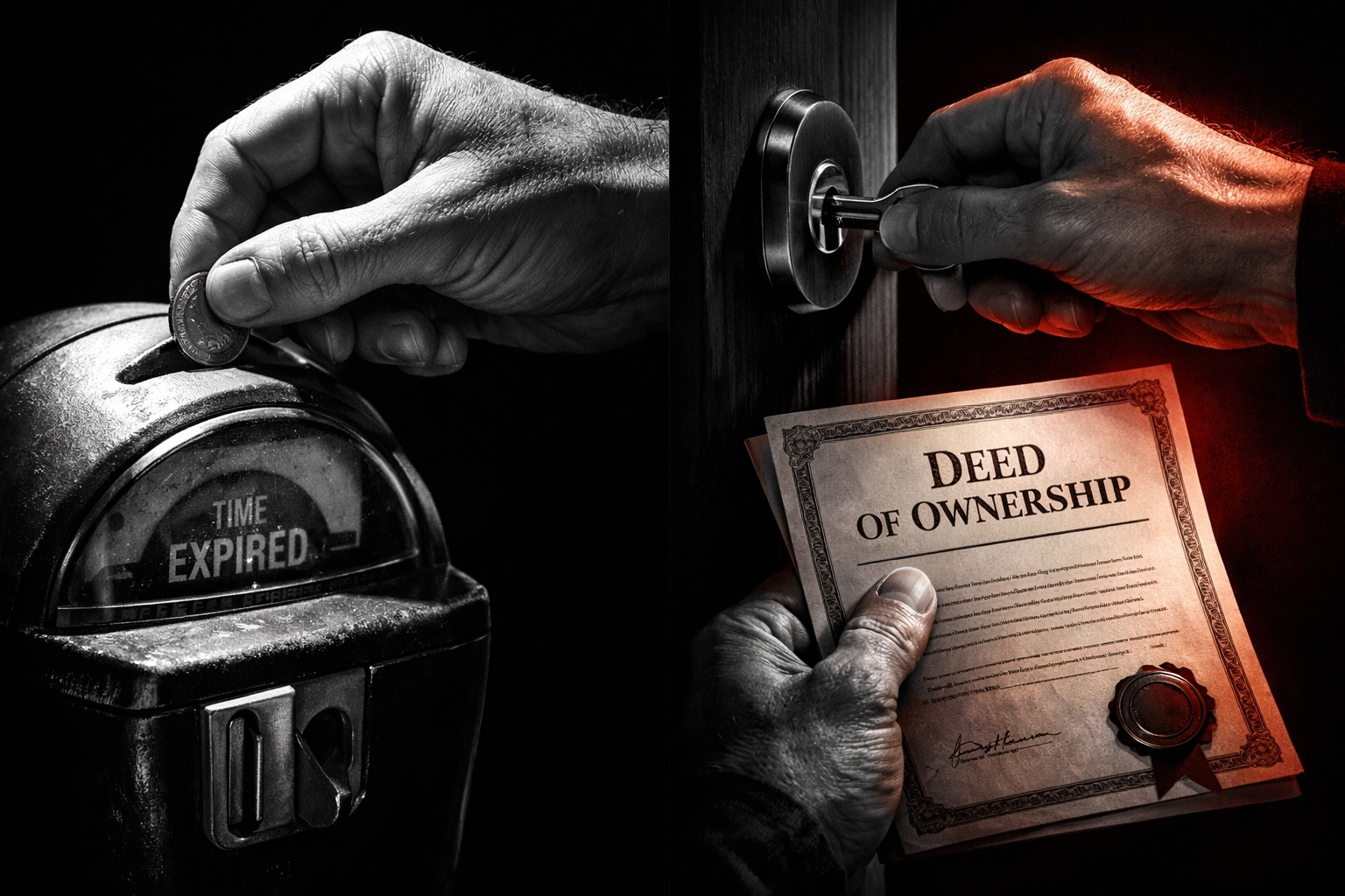 Renting versus ownership concept illustrating sustainable creators life in IncluHub ecosystem