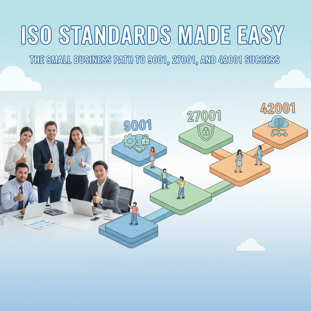 ISO Standards Made Easy: The Small Business Path to 9001, 27001, and 42001 Success