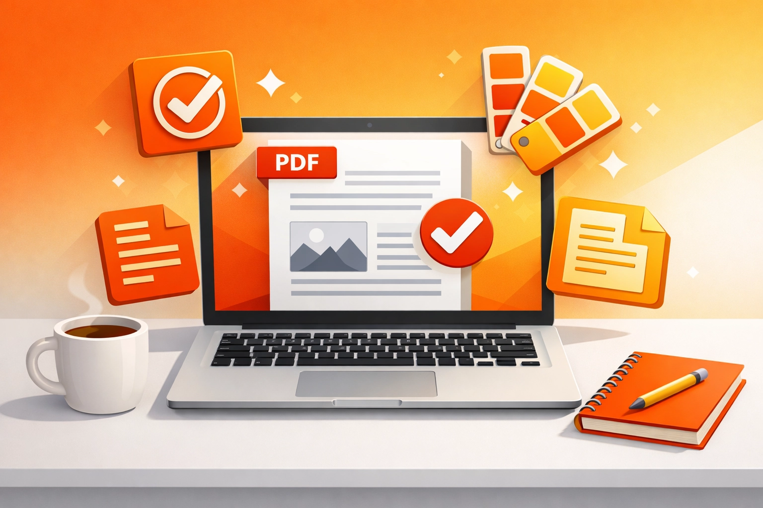 Adobe Acrobat prepress workstation displaying PDF quality control automation workflow