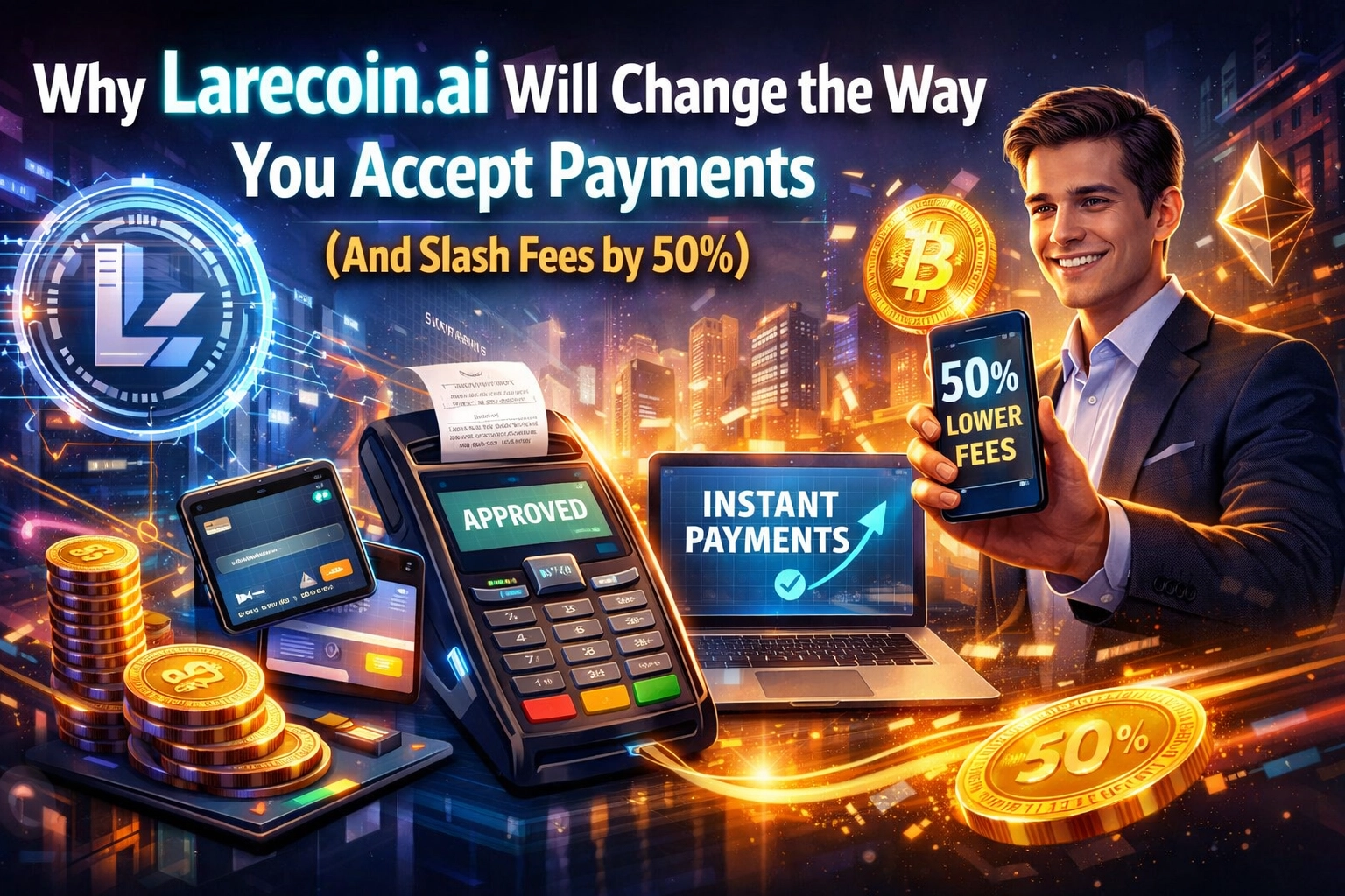 [HERO] Why Larecoin.ai Will Change the Way You Accept Payments (And Slash Fees by 50%)