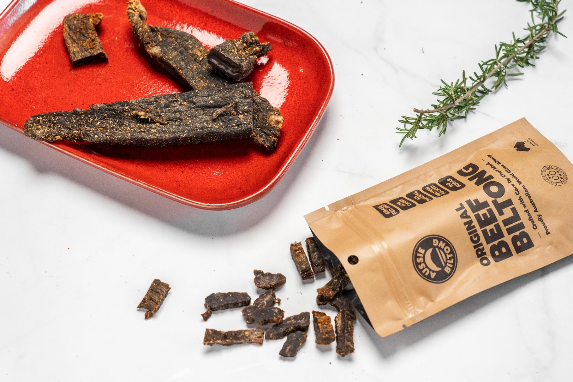 Aussie Biltong Original Beef Display