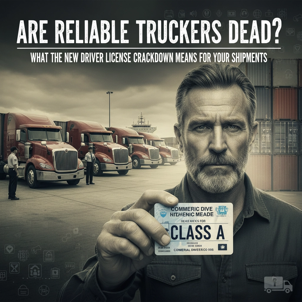 Are Reliable Truckers Dead? What the New Driver License Crackdown Means for Your Shipments