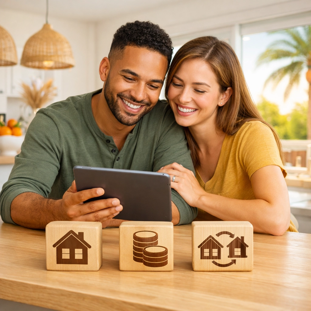 A Phoenix couple reviews flexible home selling options like Cash Offer and Trade-in with Clearly Sold’s List with a Twist. A Phoenix couple reviews flexible home selling options like Cash Offer and Trade-in with Clearly Sold’s List with a Twist.