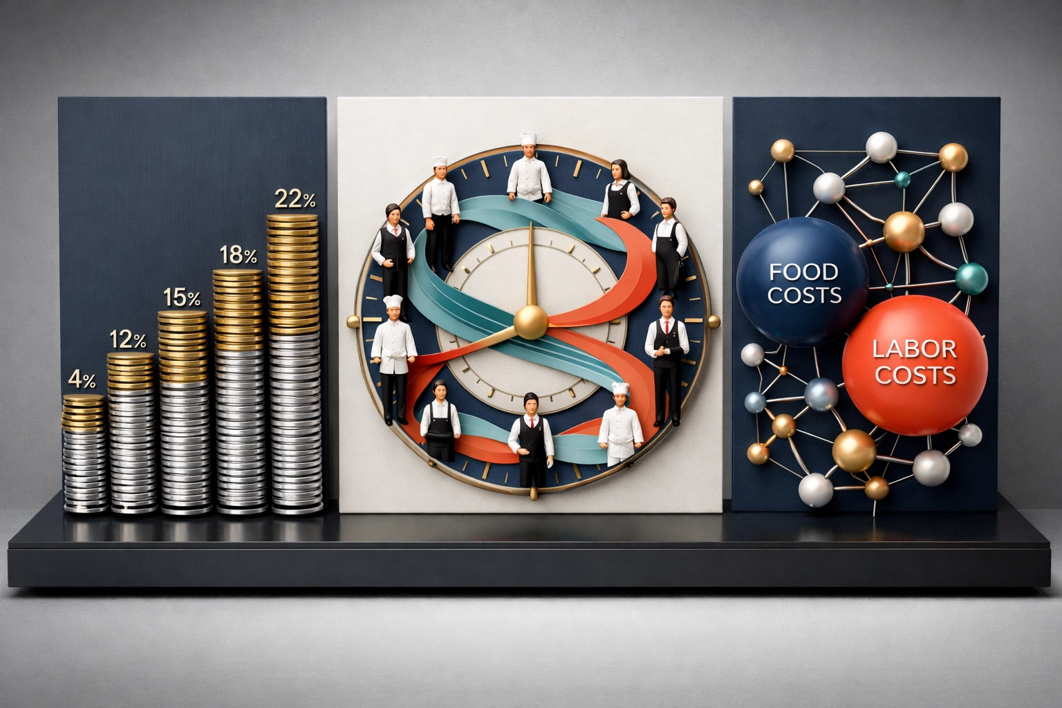 Restaurant industry data visualization: 2026 pricing trends, labor costs, and scheduling optimization