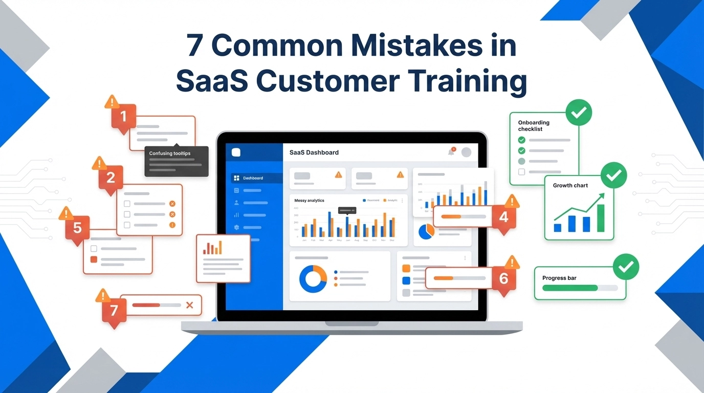 7 Mistakes You're Making with SaaS customer training programs and How to Fix Them