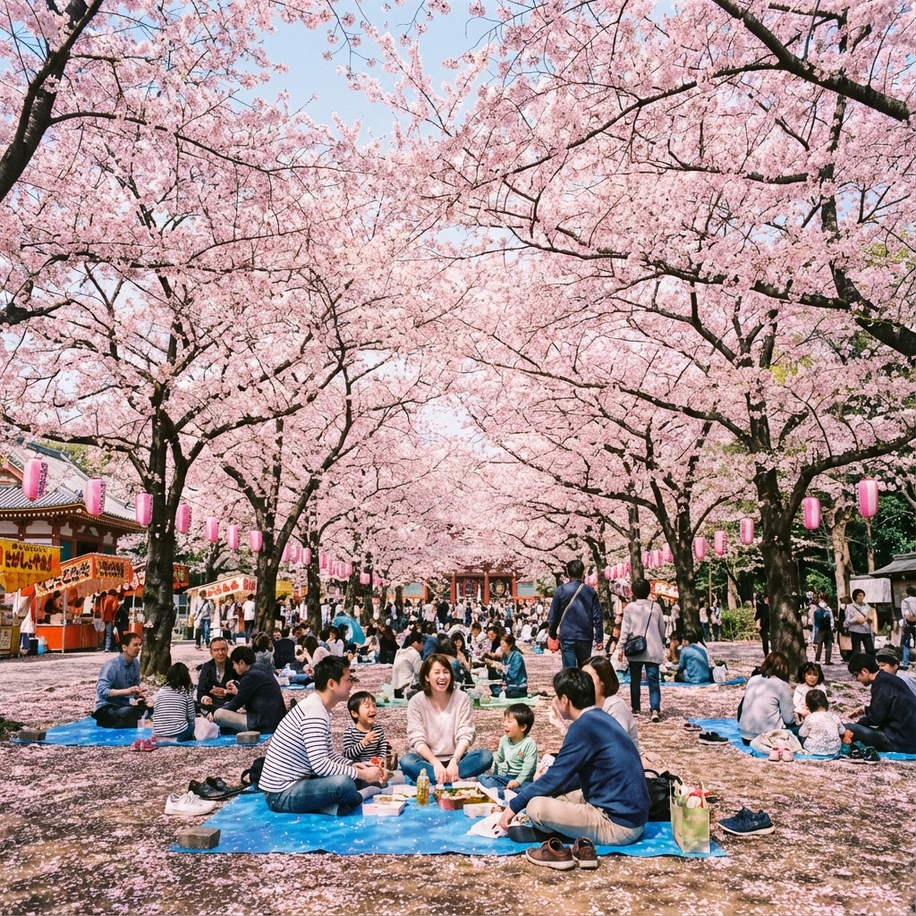 Cherry Blossom Season in Japan