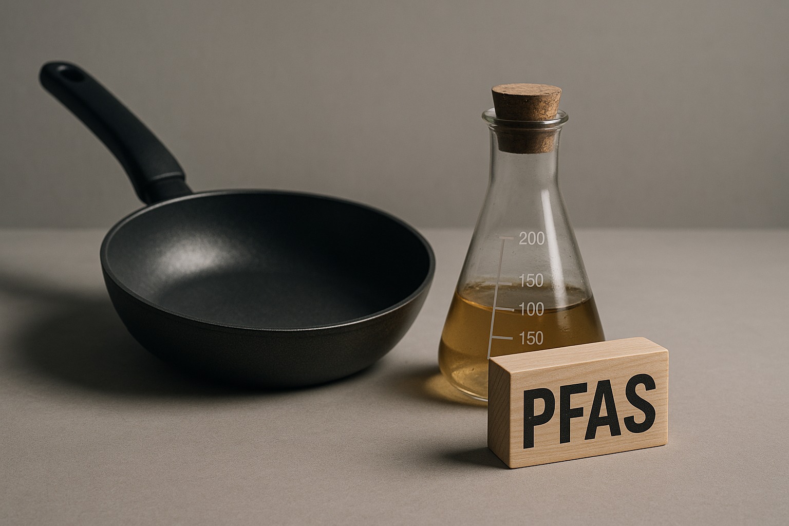 PFAS water quality testing illustration