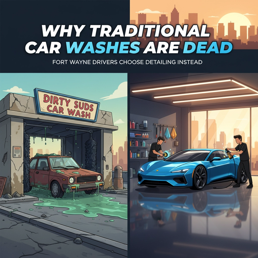 Why Traditional Car Washes Are Dead: Fort Wayne Drivers Choose Detailing Instead