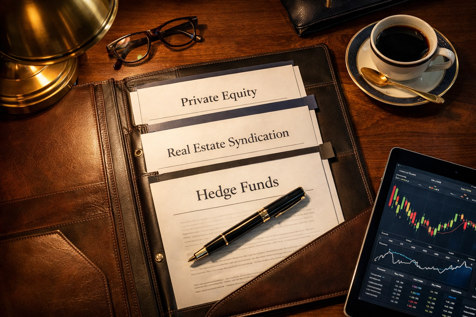 Institutional investor documents for private equity, real estate, and hedge fund investments