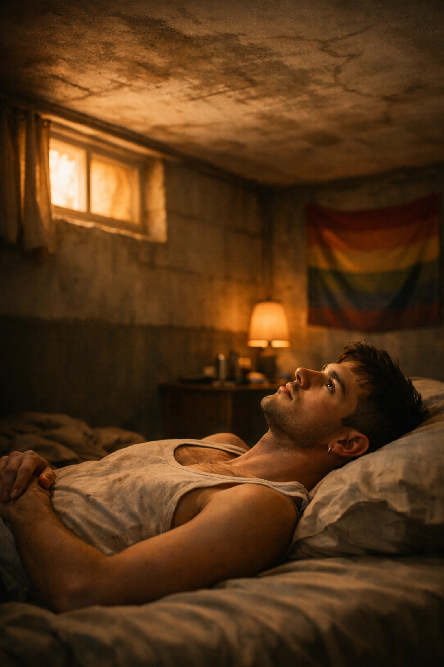 Gay man reflecting on identity struggle in Salt Lake City Mormon community