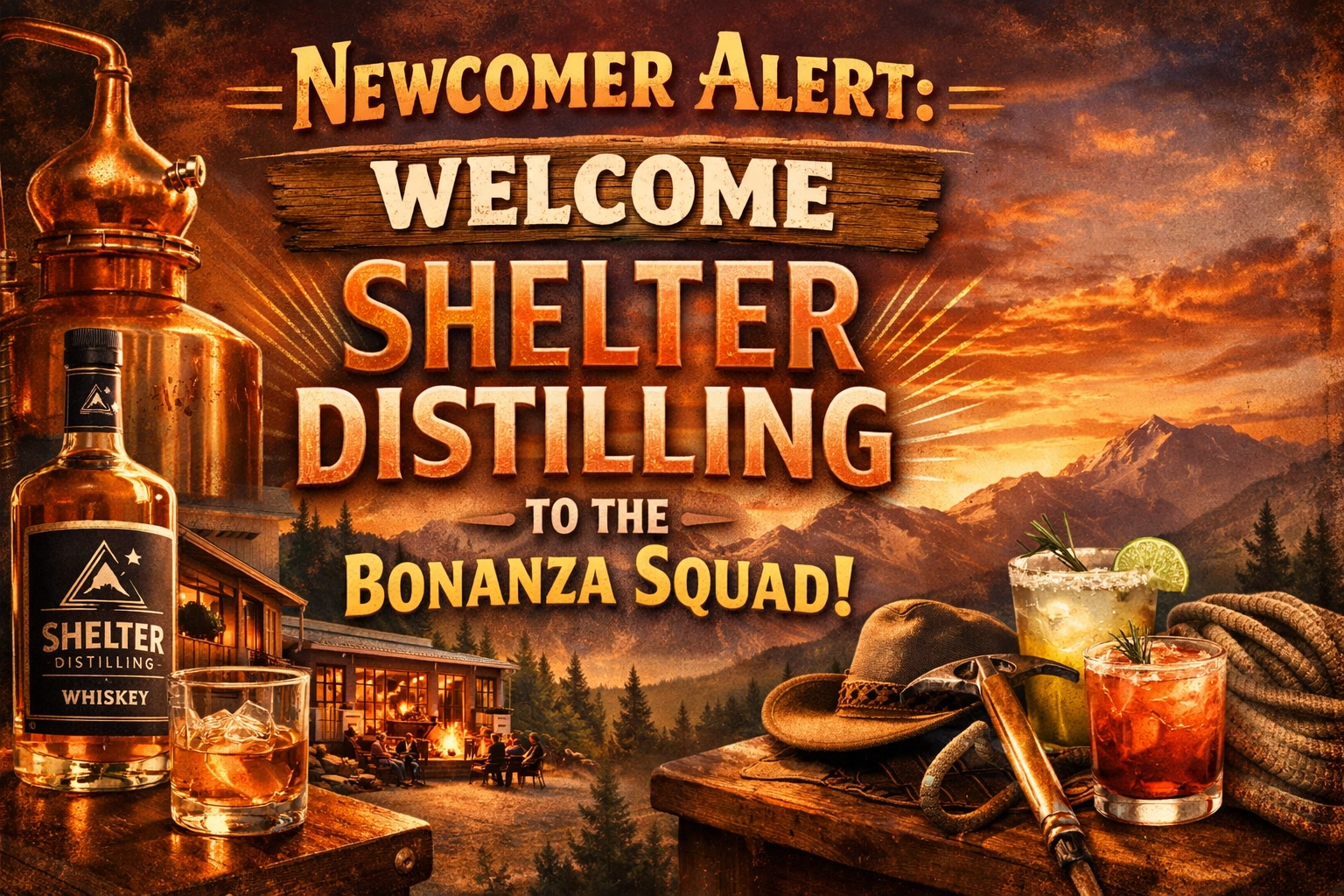 [HERO] Newcomer Alert: Welcome Shelter Distilling to the Bonanza Squad!