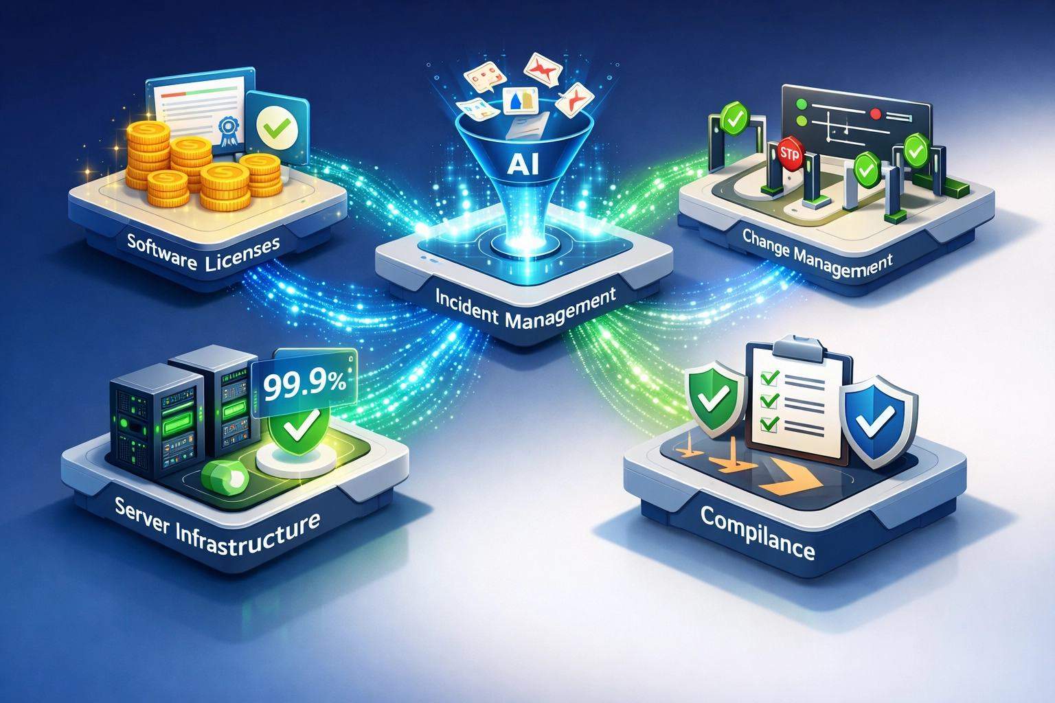 Five ITOM value streams delivering $1.39M ROI through ServiceNow consulting services