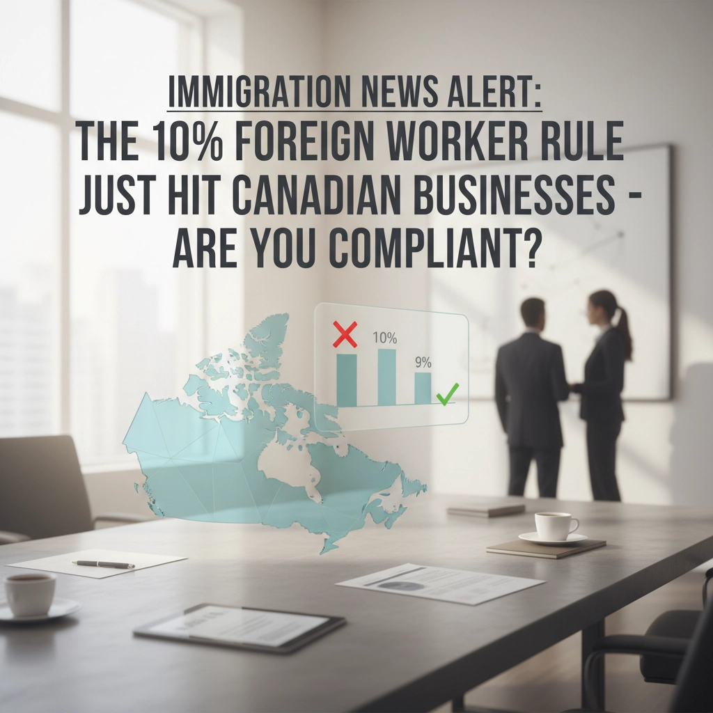 Immigration News Alert: The 10% Foreign Worker Rule Just Hit Canadian Businesses – Are You Compliant?