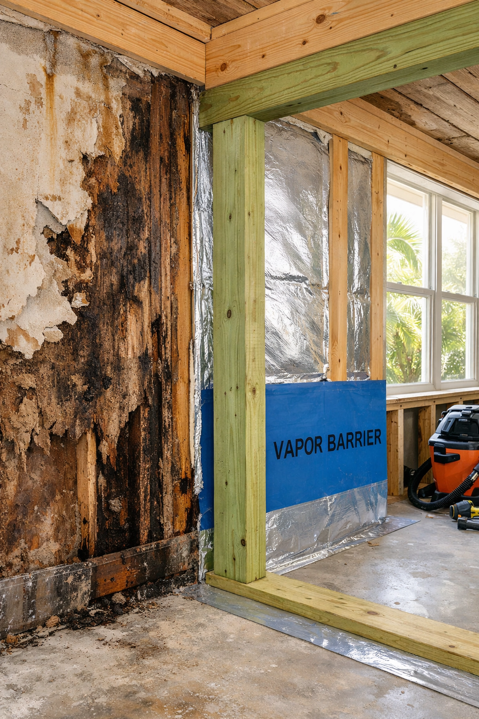 Moisture-resistant building materials for Florida home renovation projects