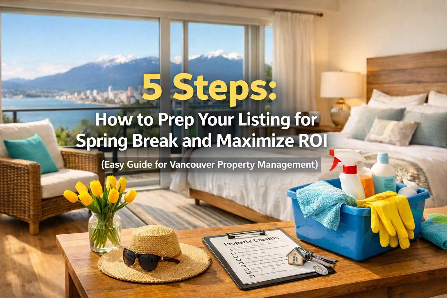 [HERO] 5 Steps How to Prep Your Listing for Spring Break and Maximize ROI (Easy Guide for Vancouver Property Management)