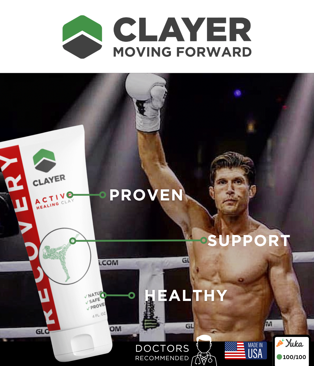 Victorious Boxer and Clayer Active Healing Clay