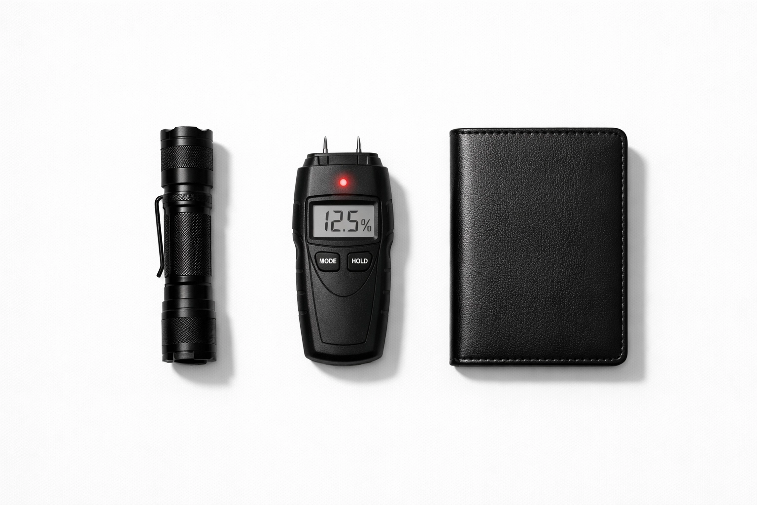 Outils d'un inspecteur en bâtiment certifié à Québec pour une inspection préachat complète.