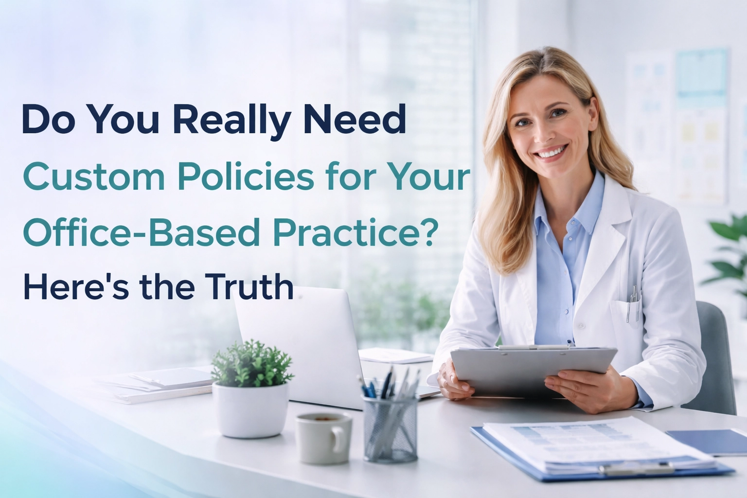 [HERO] Do You Really Need Custom Policies for Your Office-Based Practice? Here