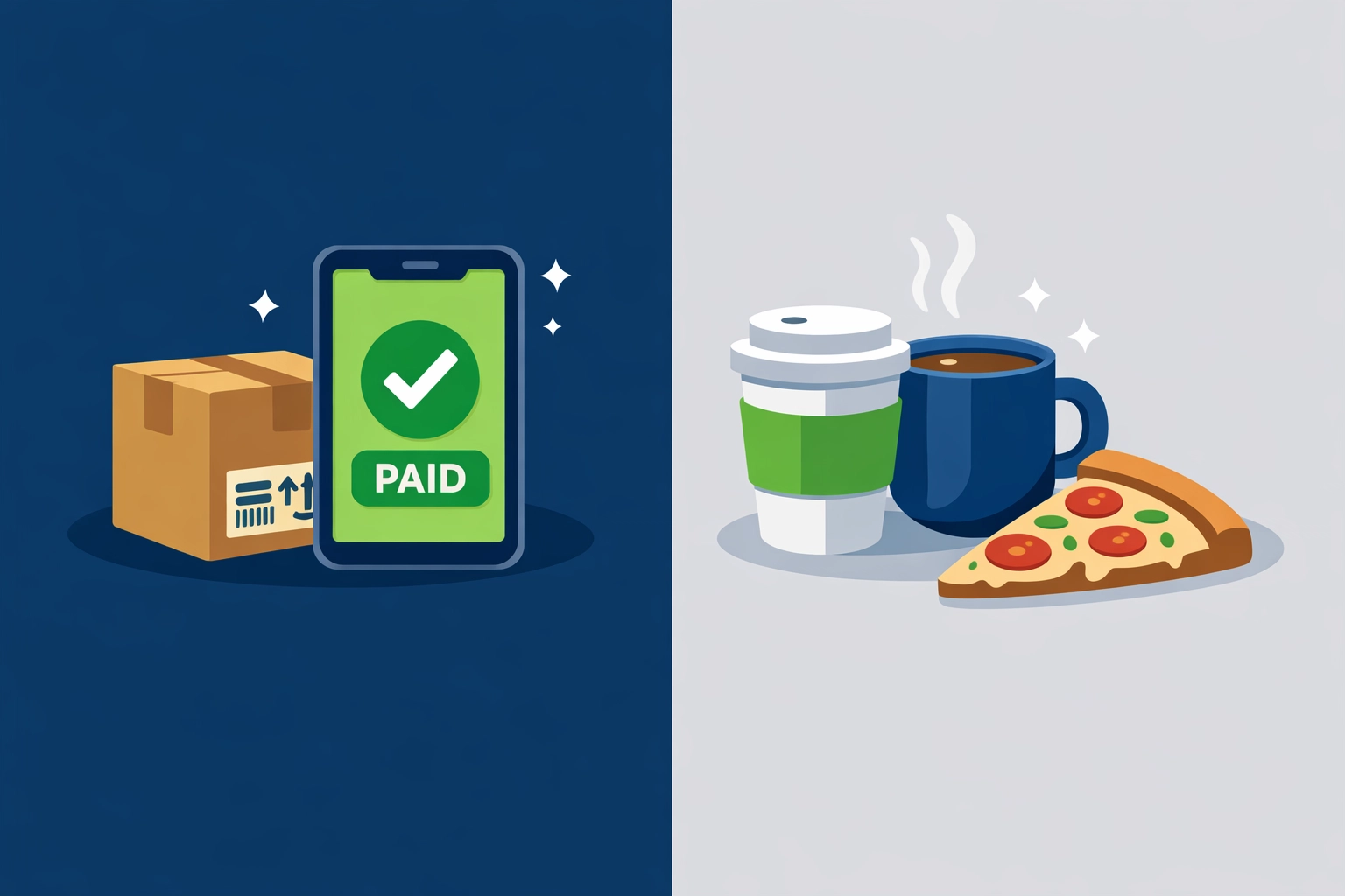 Illustration showing business sales vs. personal reimbursements for 1099-K tax reporting.