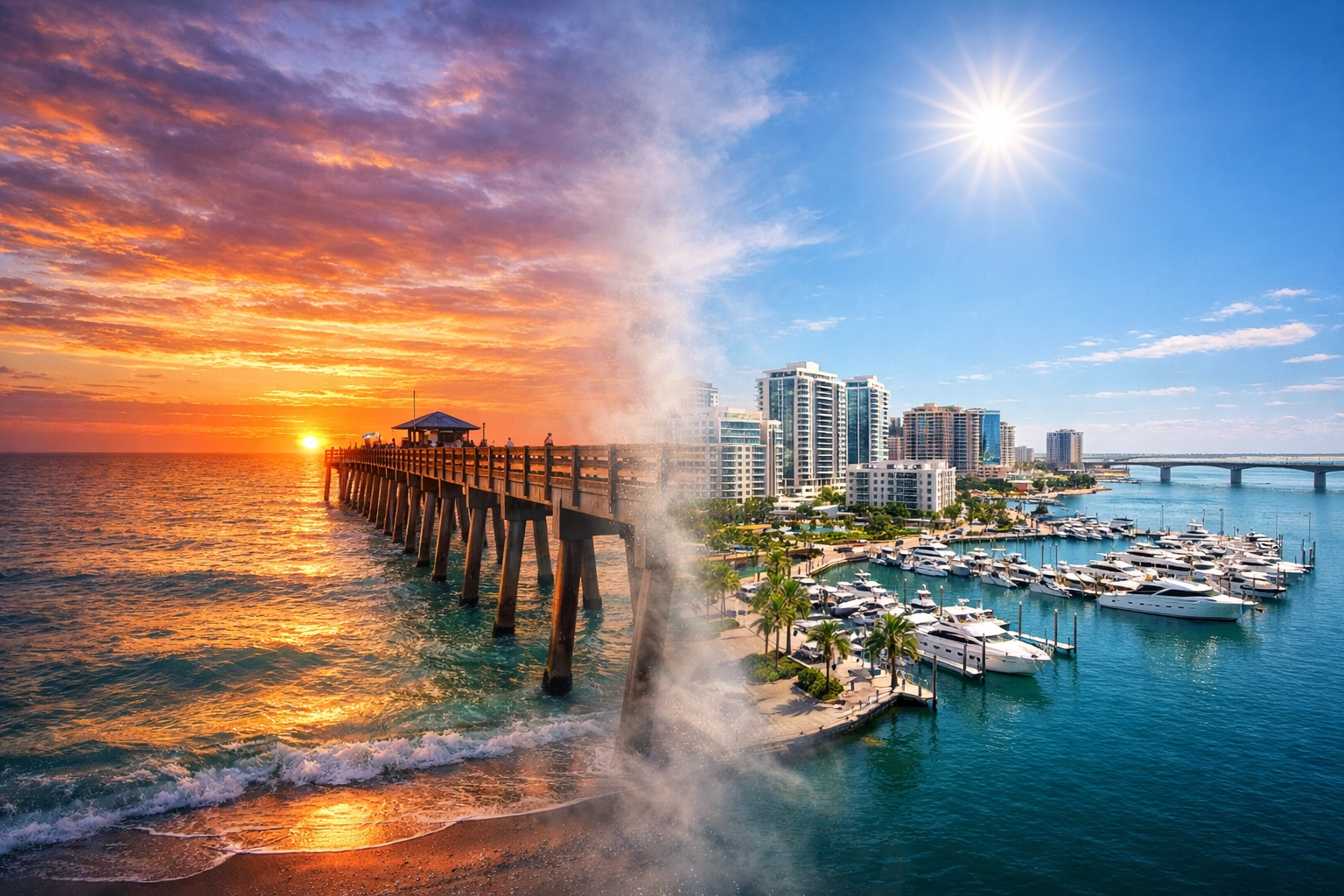 Venice FL and Sarasota landmarks representing regional digital marketing and local SEO coverage.