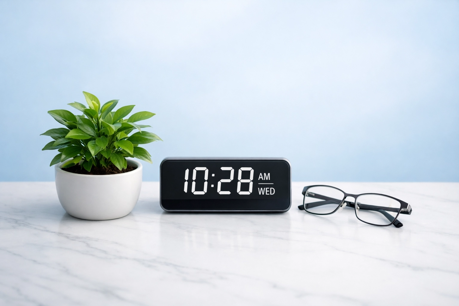 Calm workspace representing the peace of mind that comes with regular monthly bookkeeping.