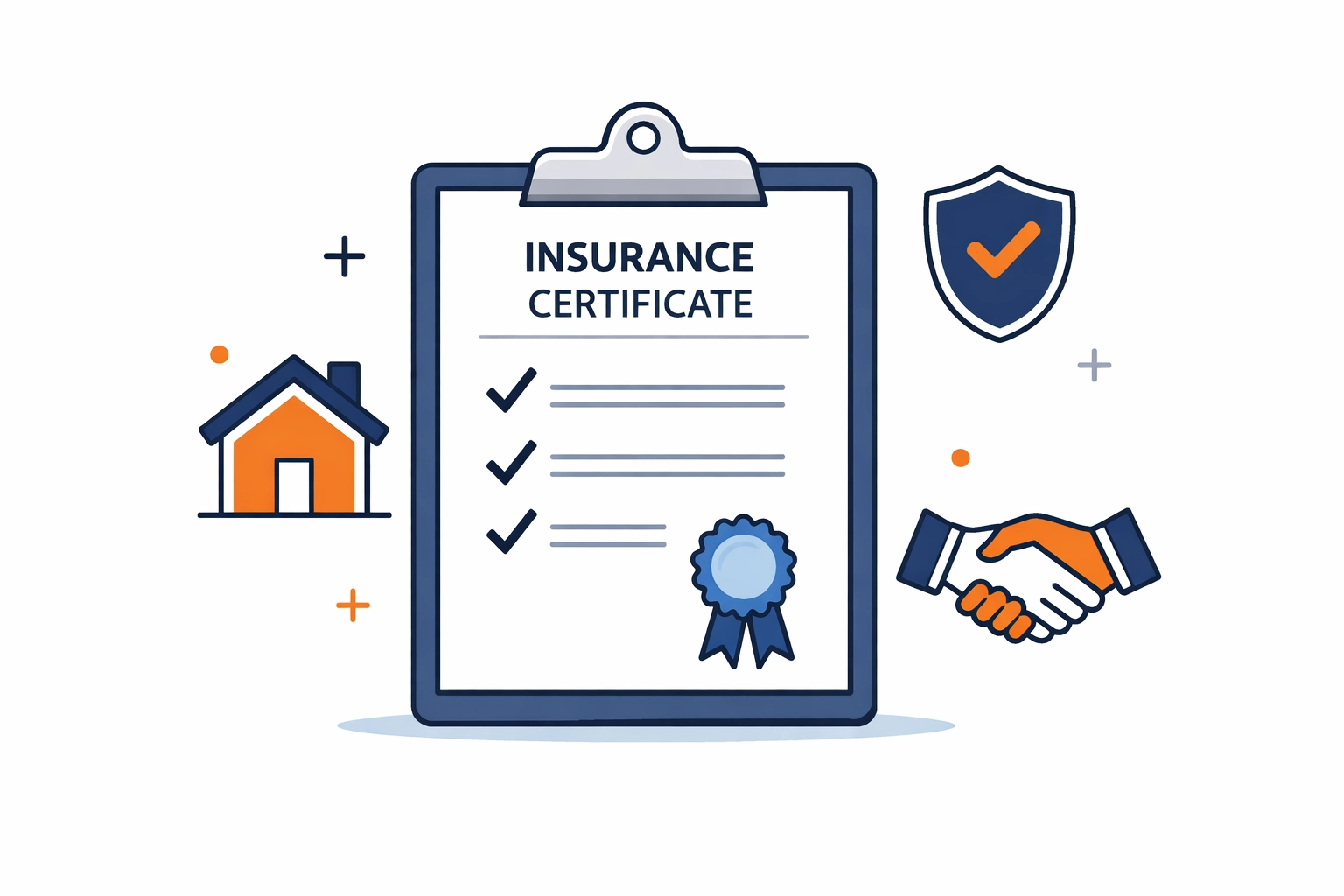Insurance certificate and licensing documentation for verified handyman services