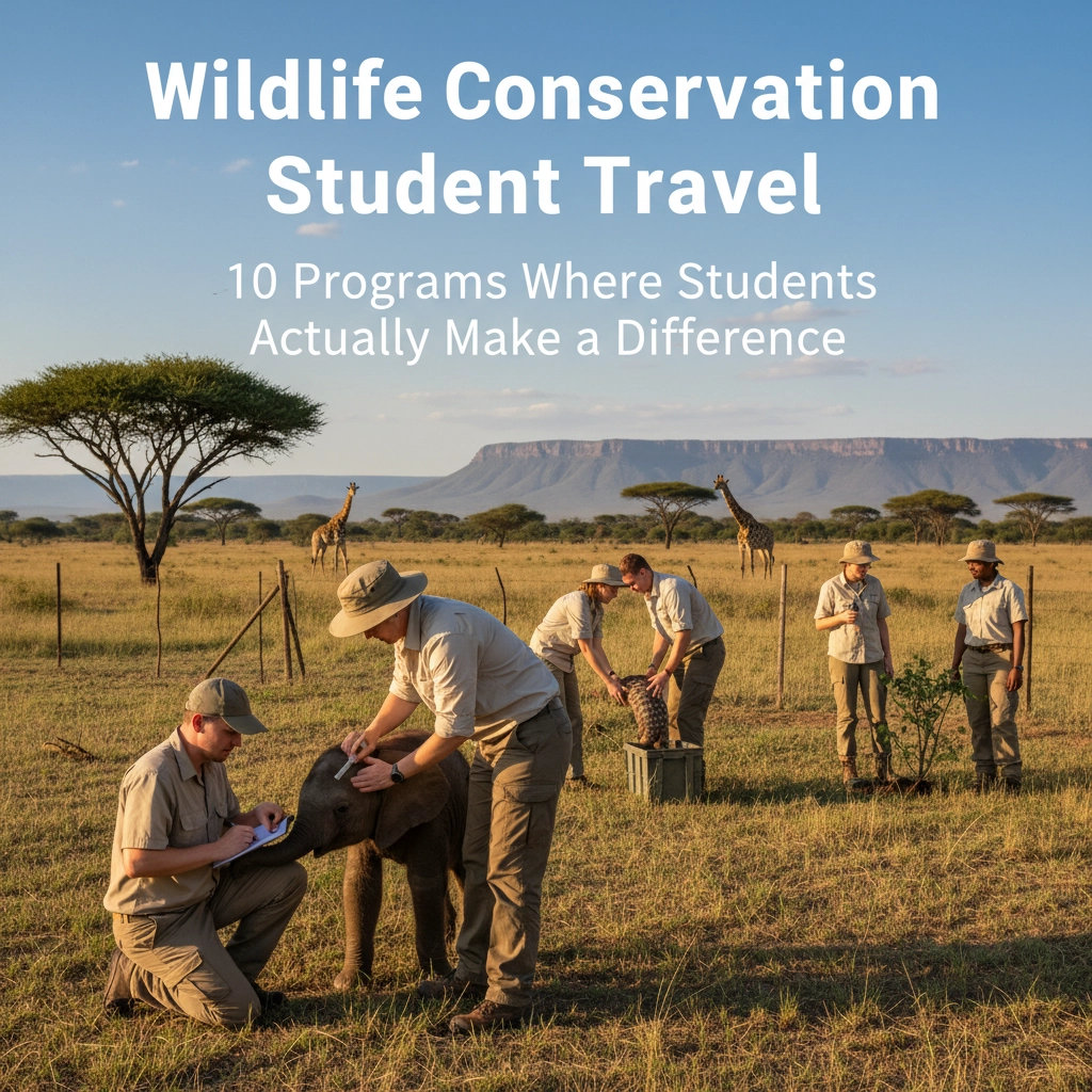 Wildlife Conservation Student Travel: 10 Programs Where Students Actually Make a Difference