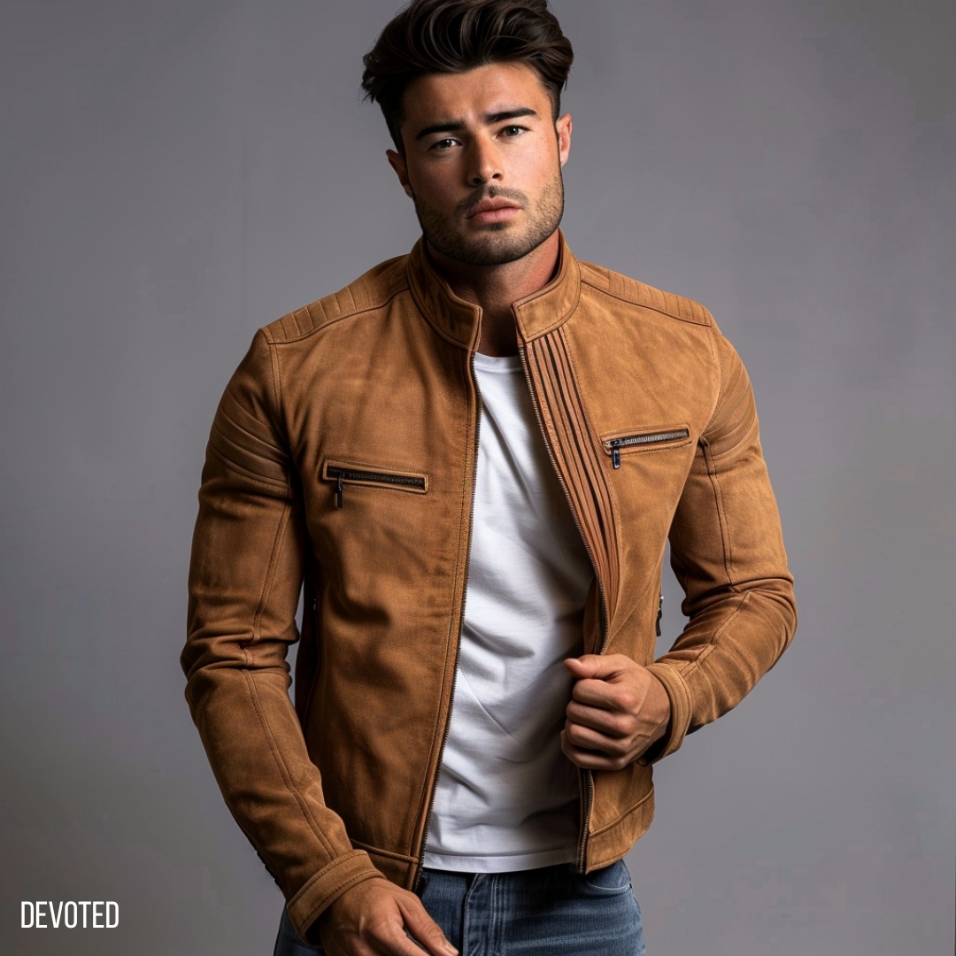 Devoted Pure Tan Leather Jacket